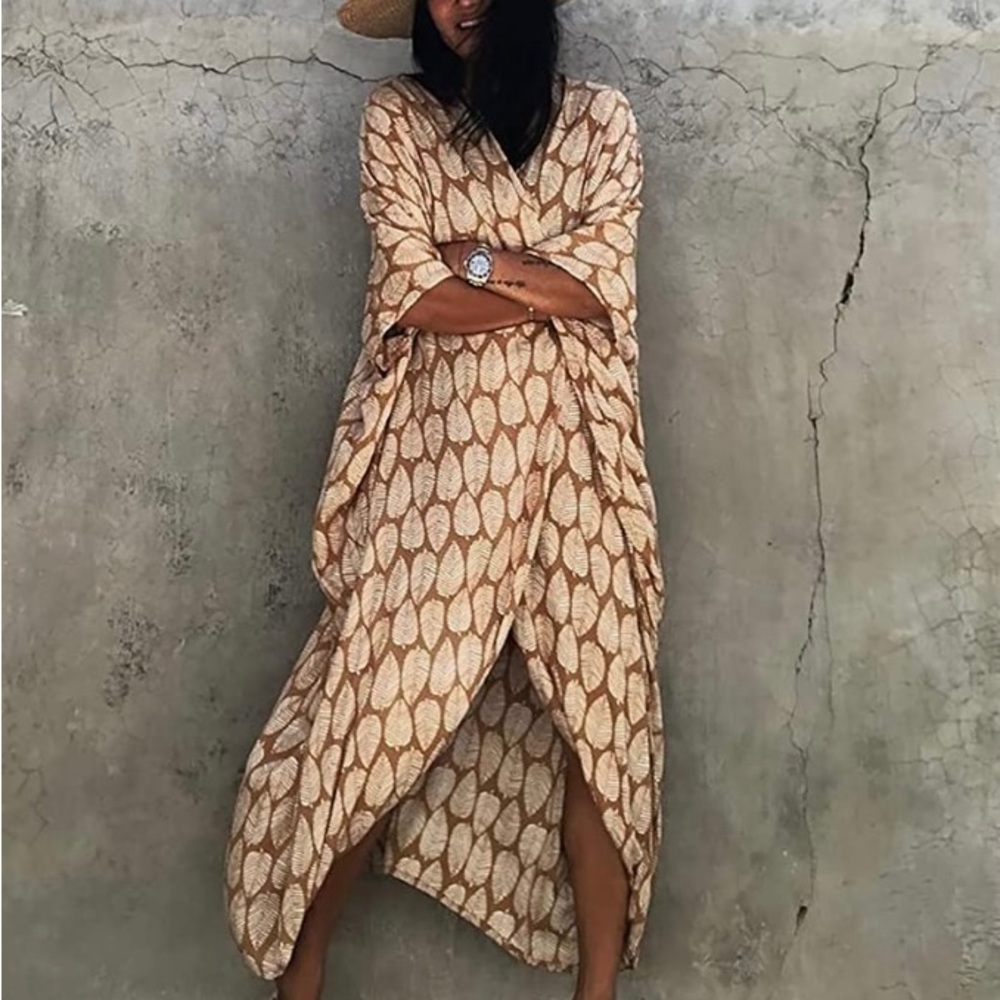 SOLD‼️Swim Cover Kimono Cardigan Open Front - Picture 2 of 8
